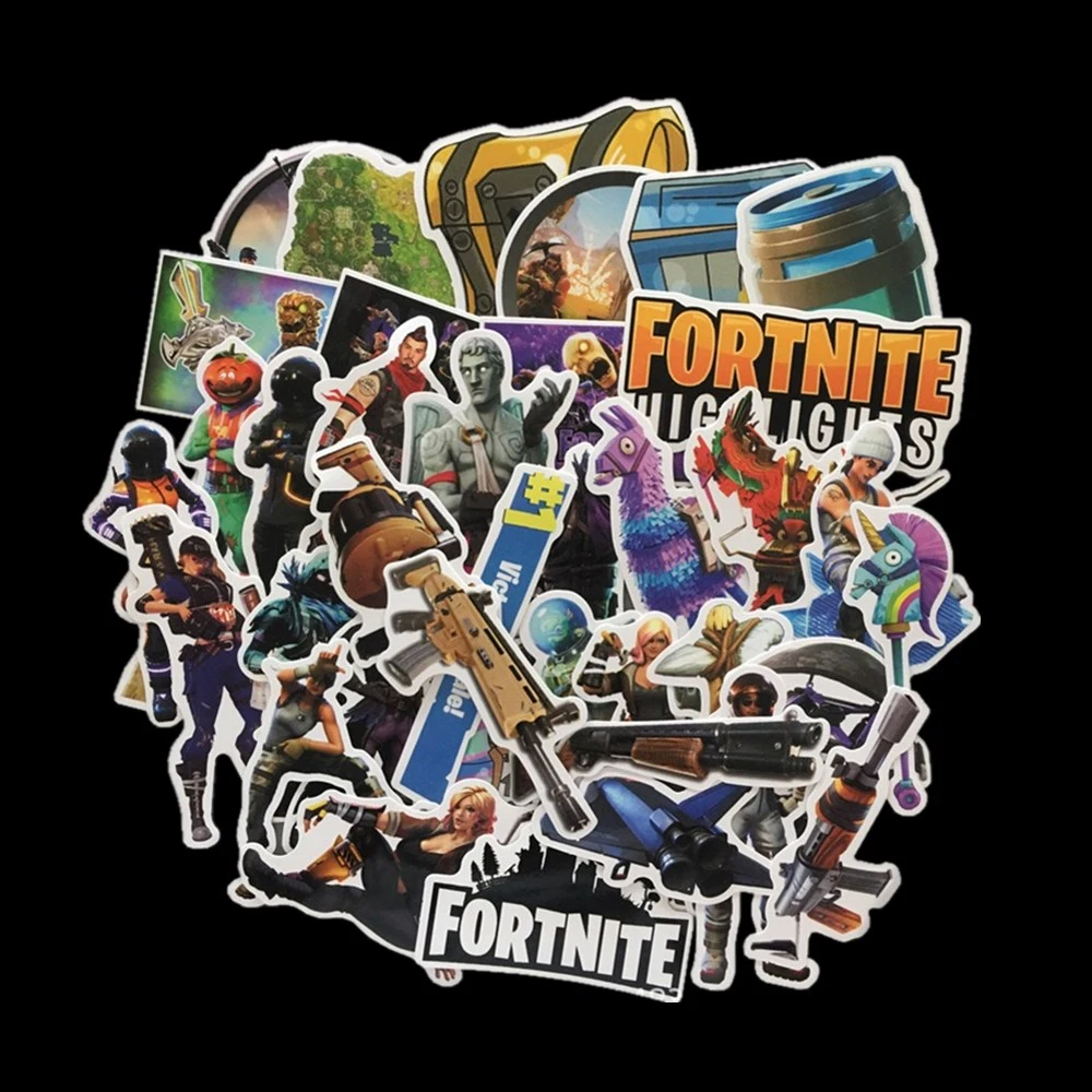 

40 pcs/lot Game Laptop Sticker Not Repeating Waterproof Reuse Personality Car Styling Tool Sticker Motorcycle Luggage Stickers