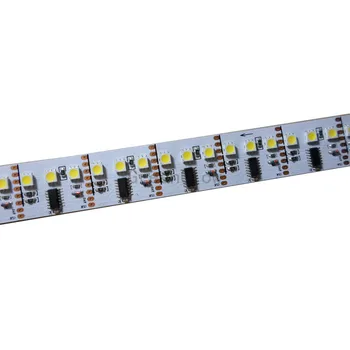 

20mX Programmable WS2801 white color digital led strip light DC12V input 96LED/m 32pixels/m White PCB express free shipping