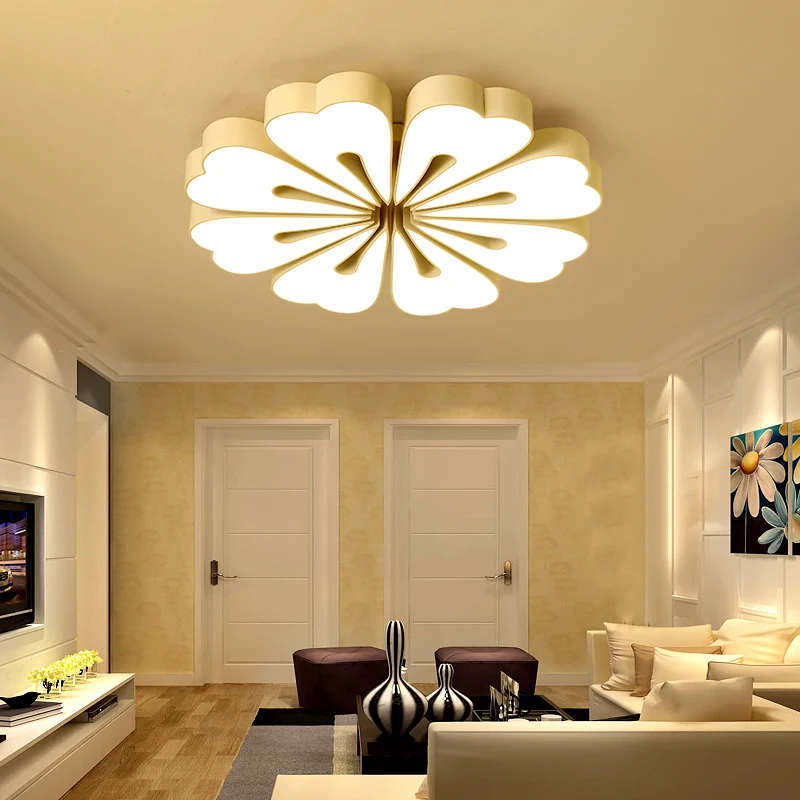 

LED Ceiling Light Creative Round Living Room Light Main Bedroom Light Warm and Romantic Simple Restaurant Lamps TA9207B