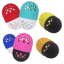 Силиконовый держатель для пудры, косметический держатель, держатель для косметики, подставка для яиц, подставка для губки, держатель для косметики, держатель для макияжа лица