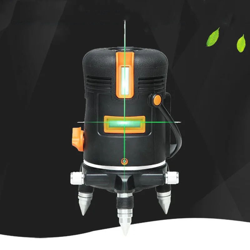 

2-Line Laser Level 360 Vertical And Horizontal Rotation Cross Laser Beam Line Level LD Green Level Leveling Leveling Instrument