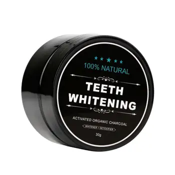 

New Arrival Teeth Whitening Powder Natural Organic Activated Charcoal Bamboo Toothpaste Plaque Tartar Removal Coffee Stains