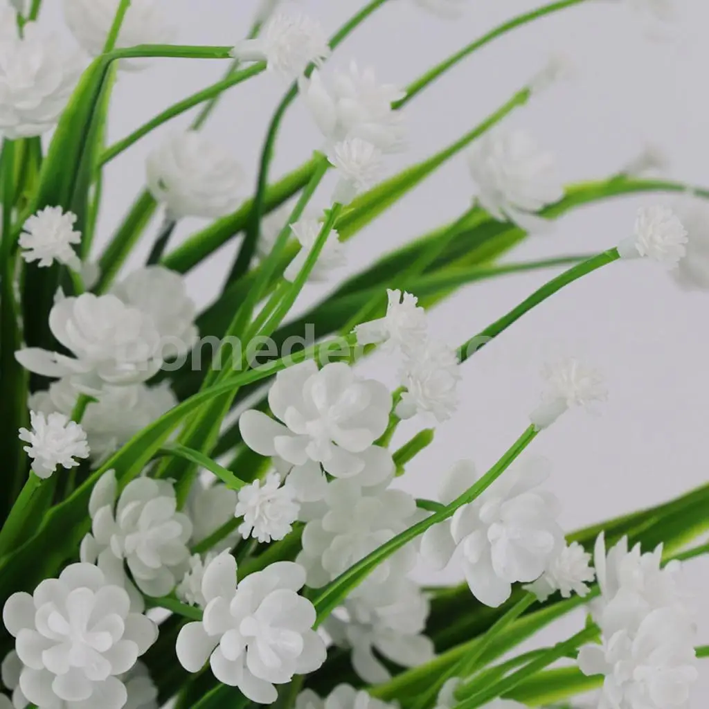 MagiDeal Artificial Greenery Vine Ivy Leaves Grass Camellia Garland Hanging Wedding Party Flower Bunch Bouquet Decor Color PICK