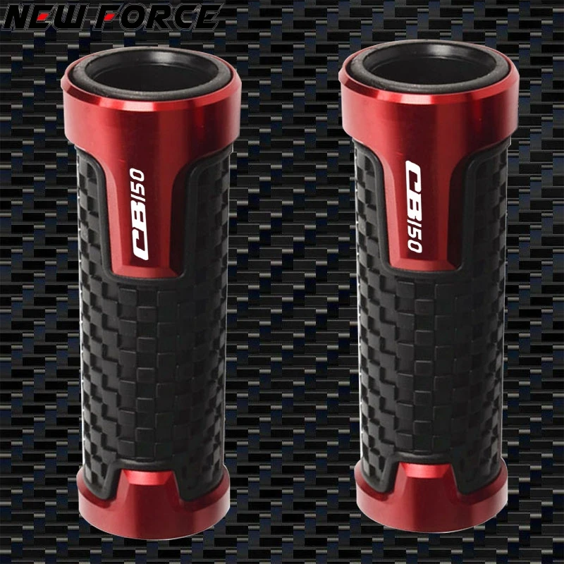 22 мм 7/8 ''с ЧПУ Алюминий резиновые мотоцикл Нескользящая рукоятка ручки ручка для Honda CB150 сертификатом от сертификационной 150 CB150R