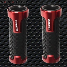 22 мм 7/8 ''с ЧПУ Алюминий резиновые мотоцикл Нескользящая рукоятка ручки ручка для Honda CB150 сертификатом от сертификационной 150 CB150R