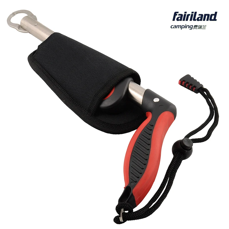 

32cm(12.6") Aluminum fishing grip GUN-STYLE design fishing lip grip w/ stainless steel jaw Potable lip gripper