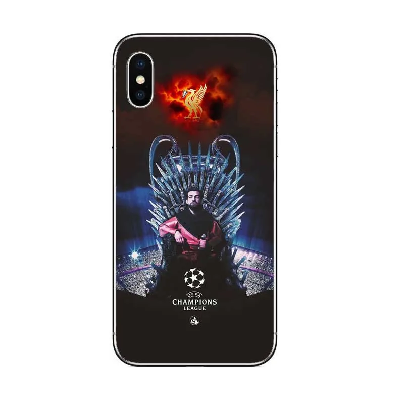 Египетский футболист Mohamed Salah King 11 Мягкие силиконовые Чехлы чехлы для телефонов