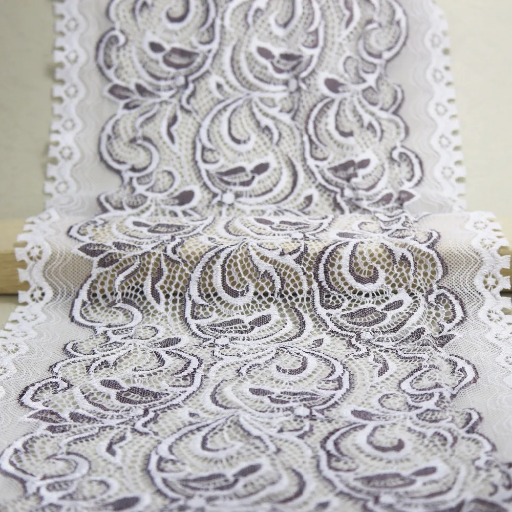 

1 yard 19.7cm width micro Elastic Stretch Lace trim craft sewing accessories