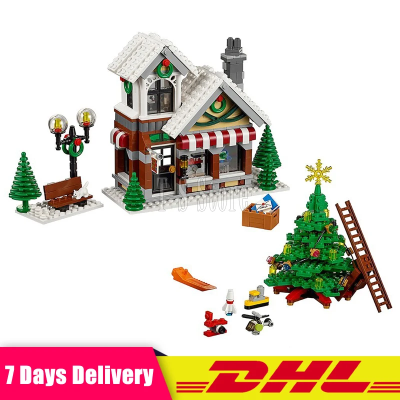 

Lepin 36002 Genuine 1005Pcs Creative Series The Winter Toy Shop Set 10249 Building Blocks Bricks Educational Toys Christmas Gift
