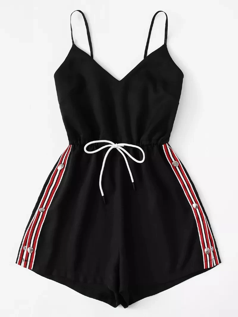 NiceMix Summer Women Jumpsuits Strapless Chest Wrapped One Piece Running Shorts Rompers Women Jumpsuit Solid Playsuits Sport new