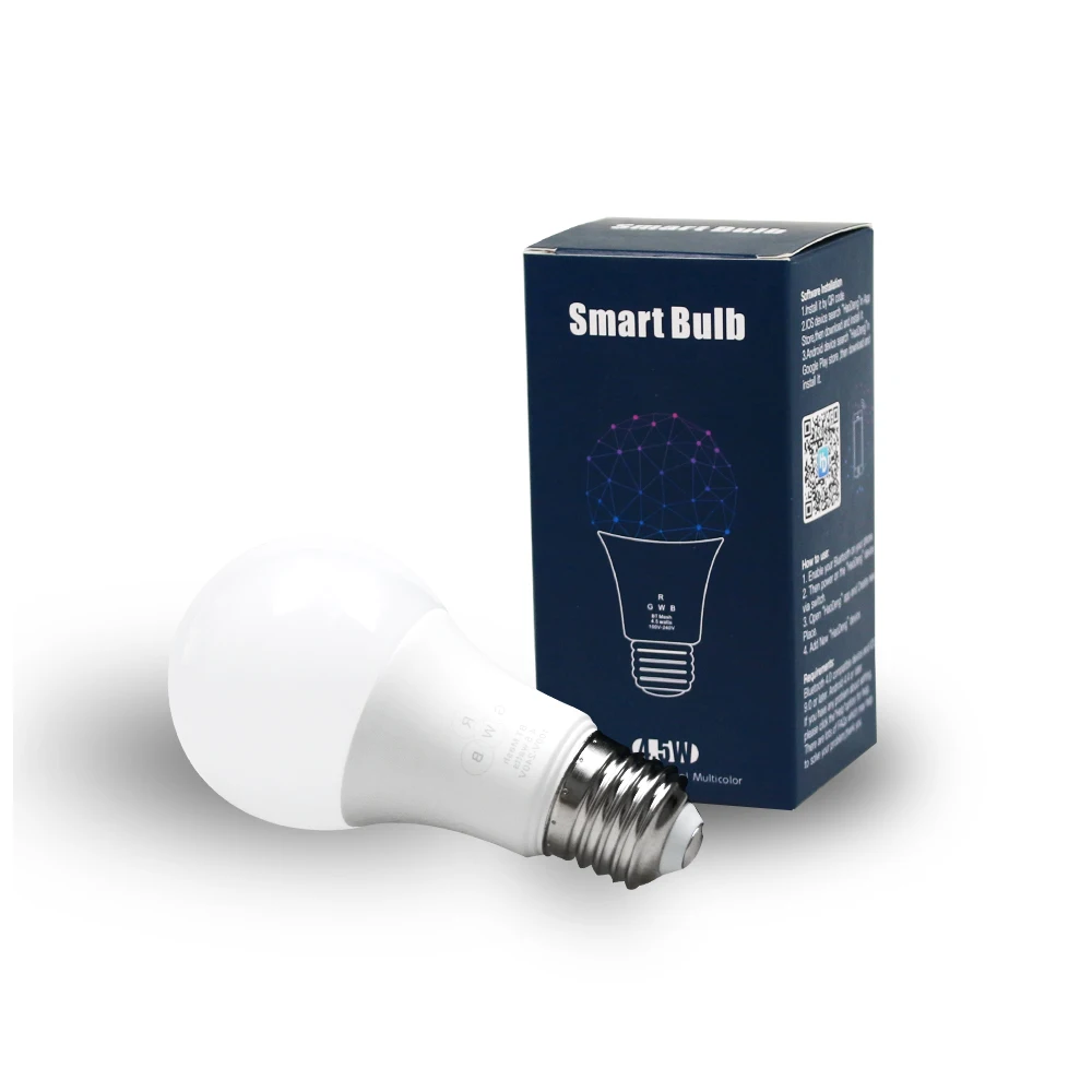4 5 W E27 WI FI лампы RGBW led светильник Magic Blue умный ing Bluetooth AC85 265V лампа Цвет Изменение
