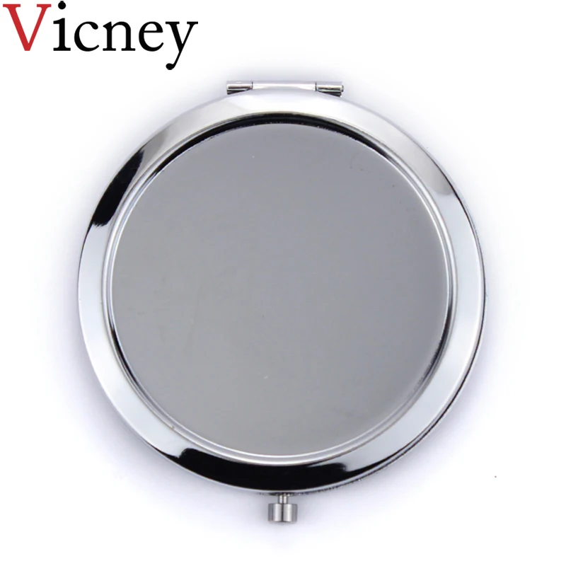 

Vicney New Portable Folding Mirror Metal Collapsible Travel Mirrors Mini Cosmetic Pocket Mirror Makeup Tools High Quality