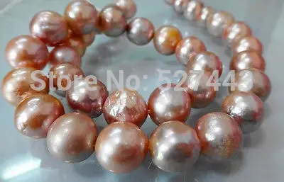 

Wholesale fast HUGE 13MM NATURAL SOUTH SEA GENUINE GOLD NUCLEAR PEARL NECKLACE 14KGP