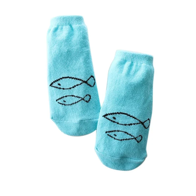 4 пары, милые хлопковые носки с рисунками для мальчиков и девочек короткие носки для малышей