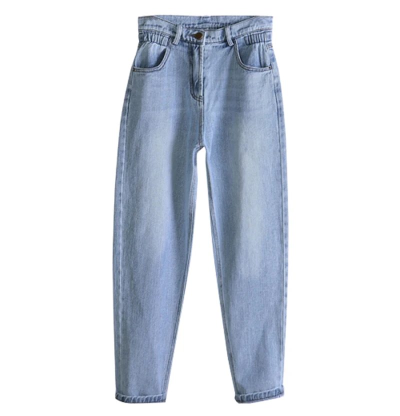Эластичный пояс джинсовые шаровары с широкими штанинами для женщин винтажные джинсовые штаны бойфренды шаровары широкие брюки джинсы для женщин в стиле бойфренд лето