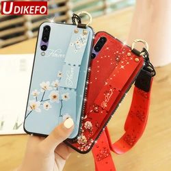 На Алиэкспресс купить чехол для смартфона udkefo glitter wrist strap case for huawei p30 p20 pro p10 p20 p30 lite nova 3 3i 3e 4 soft tpu cover with lanyard neck strap