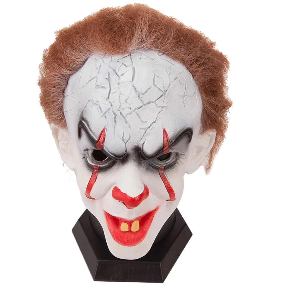 Стивена Кинга это Pennywise мужские клоун косплей на Хэллоуин, Рождество маска