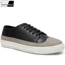 Новинка; модные мужские лоферы; дышащая повседневная обувь из искусственной кожи на шнуровке; Мужская обувь в английском стиле; Цвет черный, белый; обувь на плоской подошве