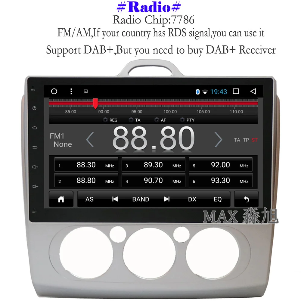 Best MAX GPS Navigation System Android 8.1 Car DVD Player For Ford Focus 2 3 2004-2011 Car Radio RDS 4G WiFi Bluetooth Call/Music Map 3