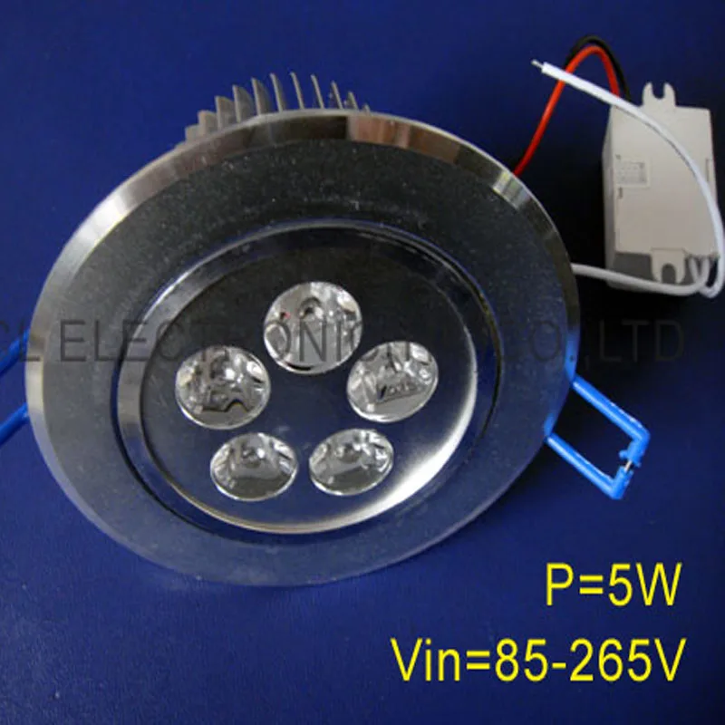 

High quality 5w LED ceiling lamp, 5w led downlight, high power led ceiling light 5W free shipping 8pcs/lot