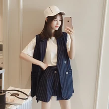 Модные женские юбка костюм Новое торжественное ПР длинным рукавом Блейзер и комплект с юбкой черный белый офисные женские большие размеры Рабочая Униформа