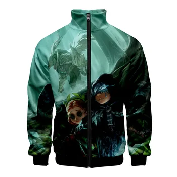 

dentity V 3D Fifth personality Harajuku Stand Collar Janpanese Jacket Fashion Zipper Cool Style 2019 New Arrival Sweatshirt