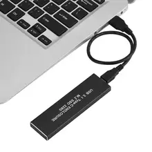 Жесткий диск SSD корпус с USB3.1 TYPE-C к M.2 NGFF 120 г Черный