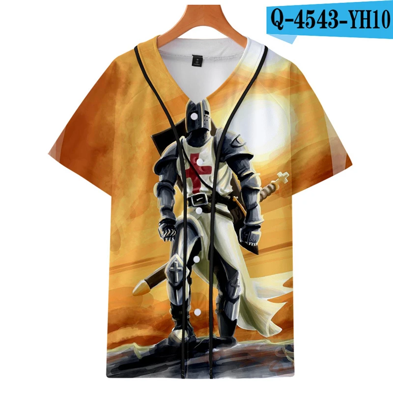 

Knights Templar T-Shirt Polyester T-Shirts Boys Streetwear 3D 3D Clothes Men T-Shirt Printed Tshirt Anime Shirt Men Tshirt Men