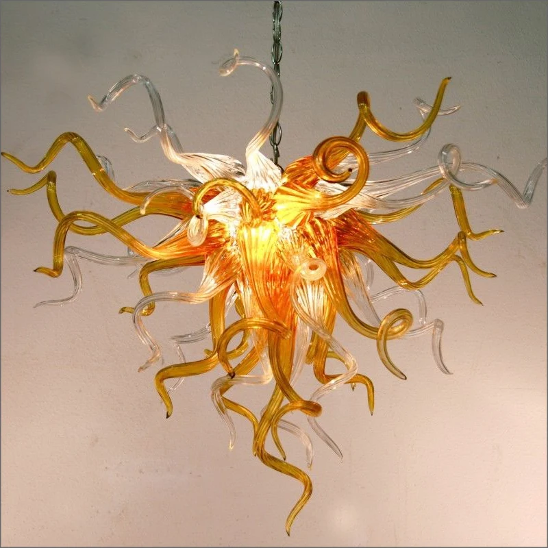 

Simple Designed Blown Glass LED Chandelier Hand Blown Glass Chandeliers Contemporary Chandelier