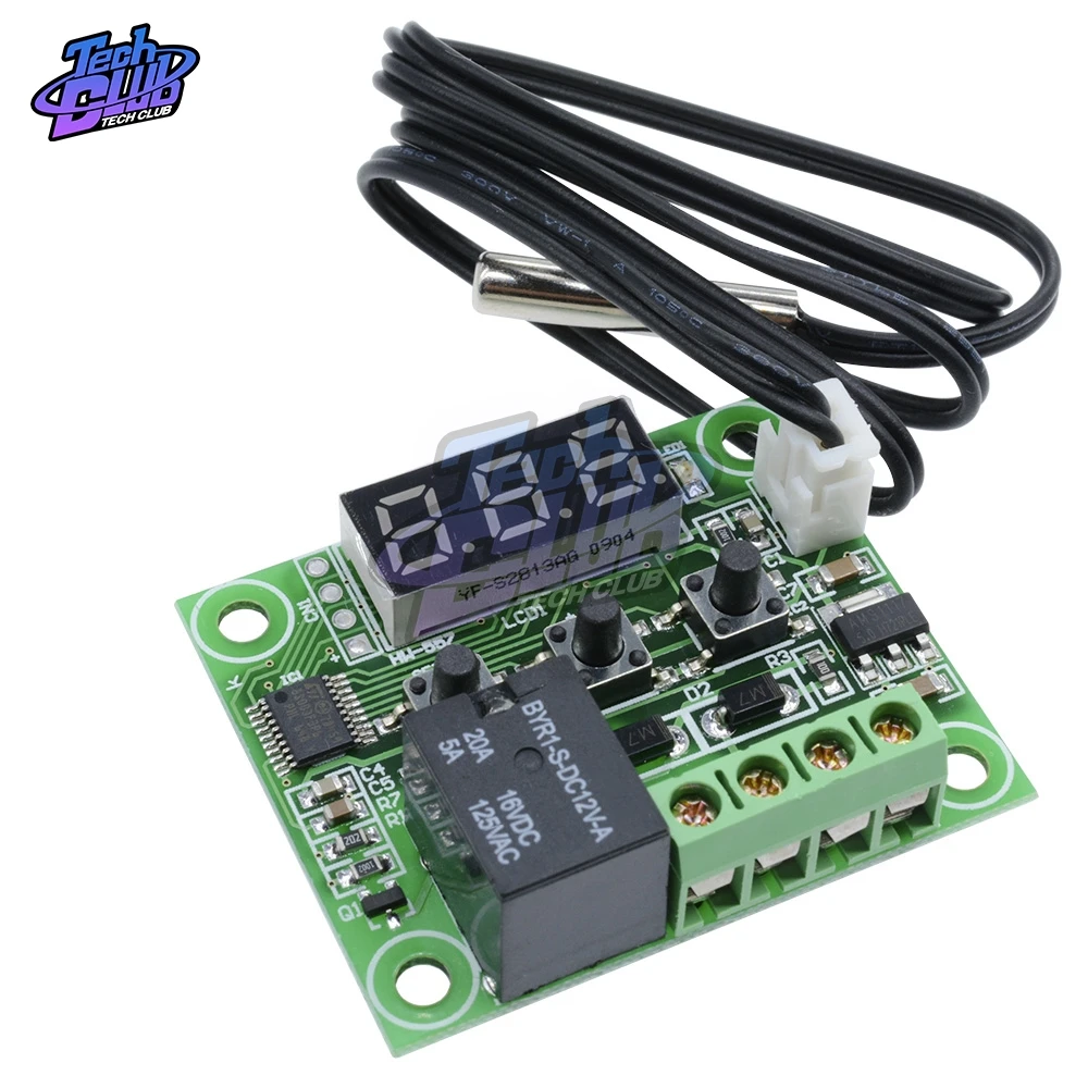 W1209 DC 12V температура отопления охлаждения термостат контроль температуры