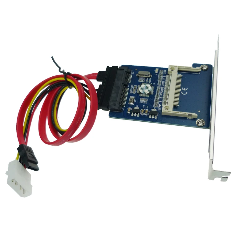 CF to 2.5" SATA HDD adapter with PCI profile bracket for desktop