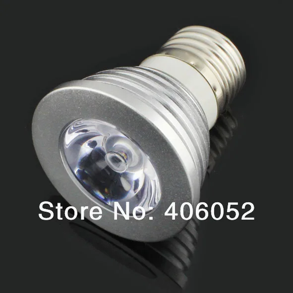 3 Вт RGB E27 GU10 MR16 Светодиодный точечный светильник 16 цветов сменный светодиодный