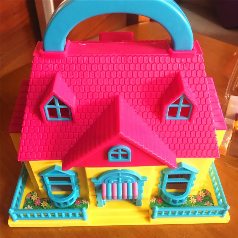 День детей 61 подарки diy Домик Мини Принцесса маленький дом модель дом кукла дом головоломка подарок на день рождения