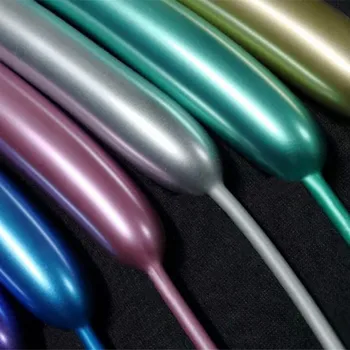 

Metal strip ballon 100pcs/lot1.8g candy latex balloons baby birthday party decoration wedding balloon kids toy clown baloon