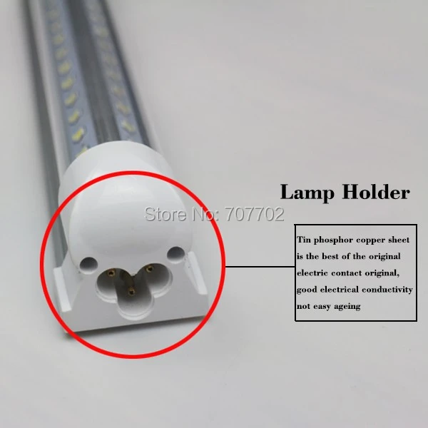 US $230.00 4FT 5FT T8 Integrated V shape LED tube light tube T8lamp 2835 LED light 1200mm 1500mm AC85265V led tube high brightness