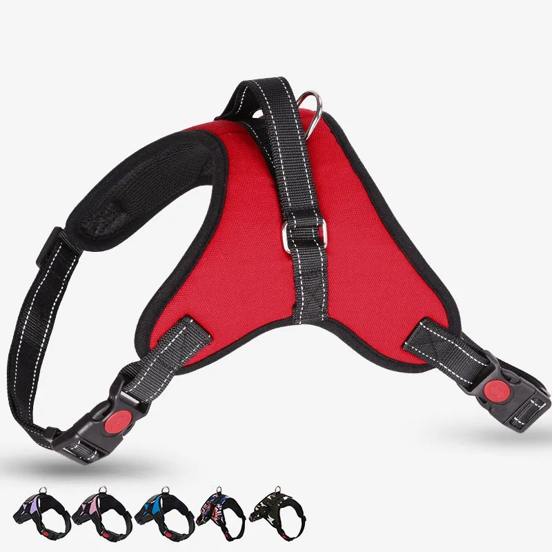 

Pet Harness Large Dog Chain Explosion-Proof Chest Strap with Dog Leash