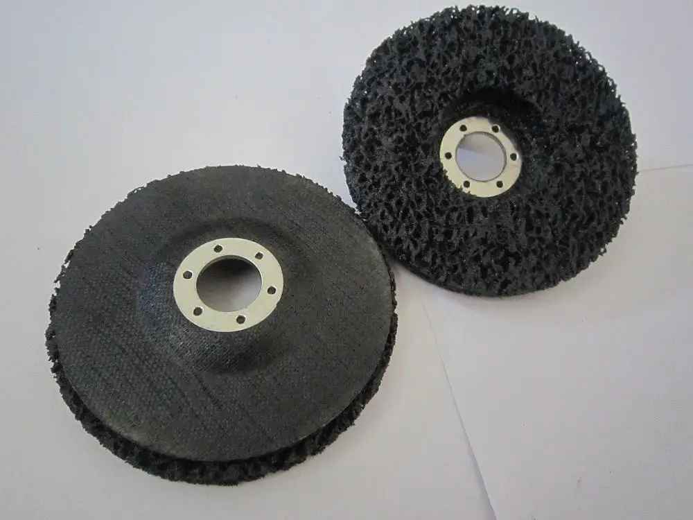 10 PCS 4 1/2"(115*22mm) clean and strip disc polishing wheel abrasive