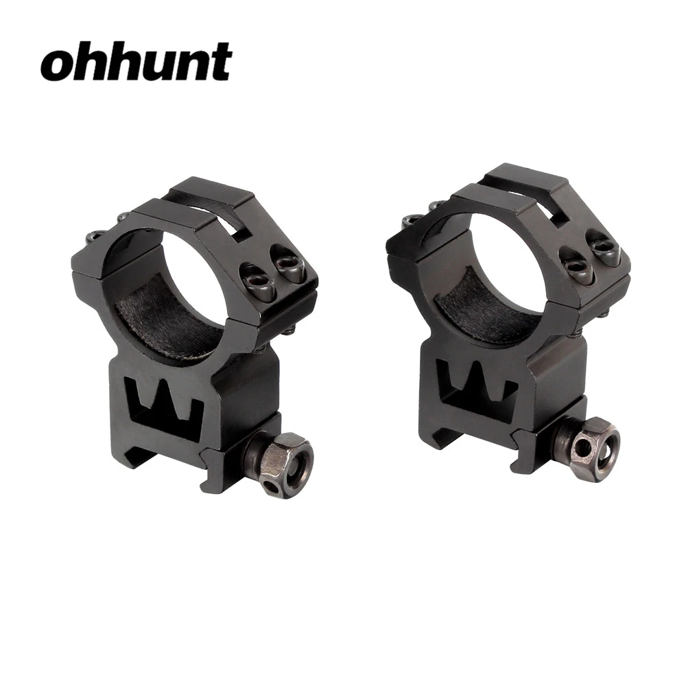Ohhunt стиль охотничий прицел крепление аксессуары 30 мм 2 шт. Универсальный Высокий профиль 20 мм Пикатинни Вивер прицелы кольца