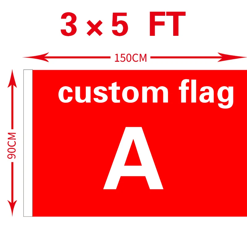 

free shipping xvggdg Custom Flag 3x5FT 100D Polyester American Flag