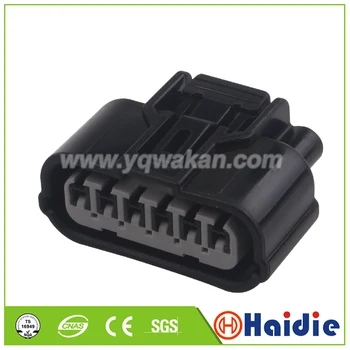 

Free shipping 2sets 6pin Honda accord platinum headlight plug connector LED driver auto waterproof conector 6189-1012