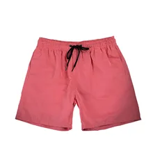 Летние резинка на талии мужские брендовые Штаны Классическая мода досуг сплошной цвет быстросохнущие Мужские Пляжные штаны 9 видов цветов