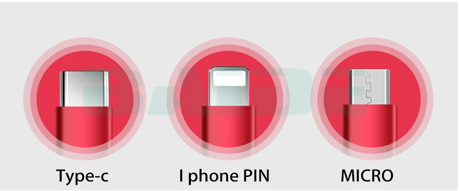 Хорошее качество USB кабель для iPhone X XS 8 7 Быстрая зарядка 3 в 1 Micro usb type c type-c для Android телефон зарядное устройство кабель