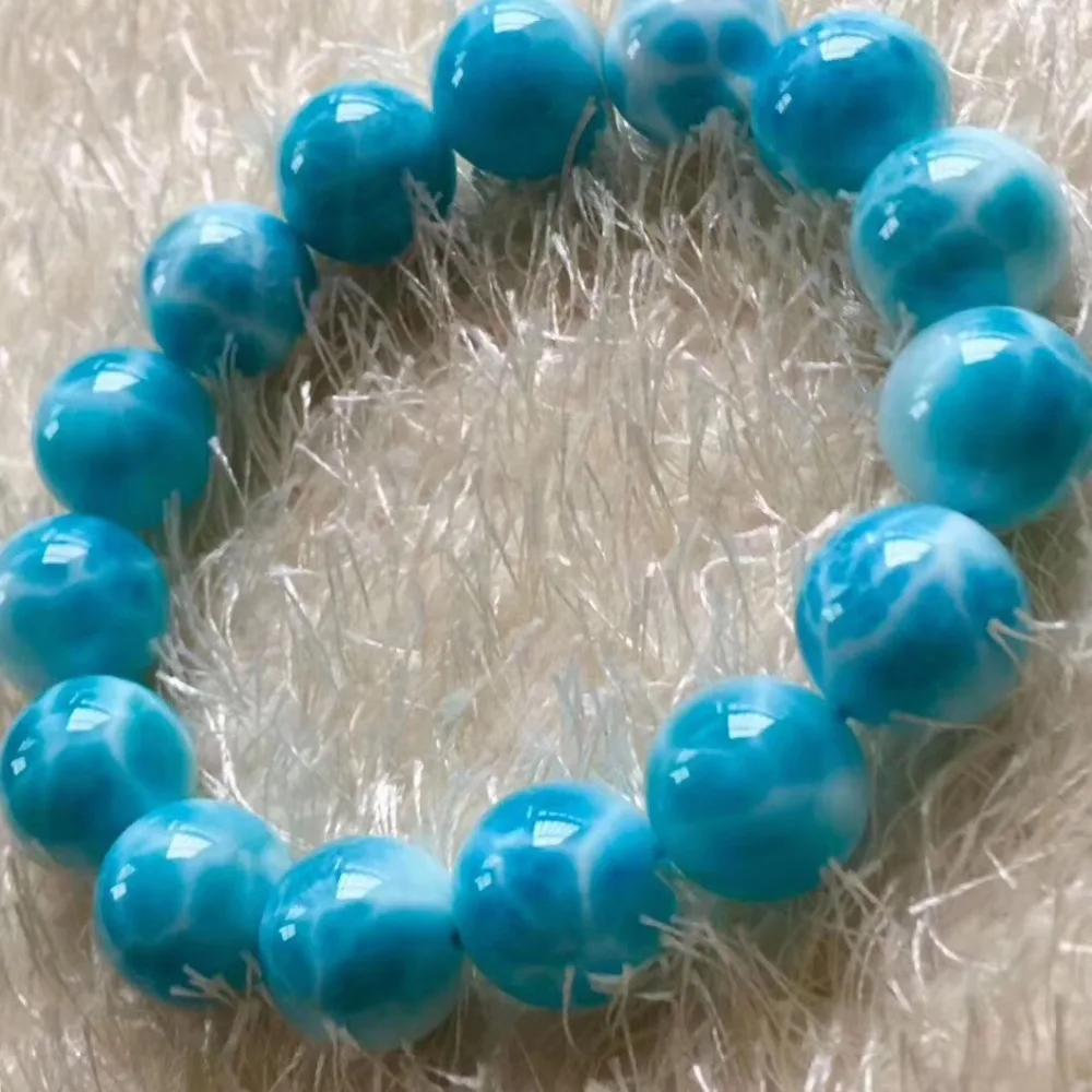 Natural Larimar Stone Bracelet (6)