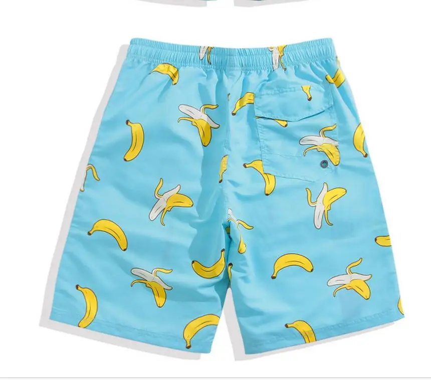 Swimwear Men Beach Shorts Surf Swim Banana Printed Shorts Quick Dry Board Shorts Man Swimsuits Swim Unisex Loose Leisure Shorts9
