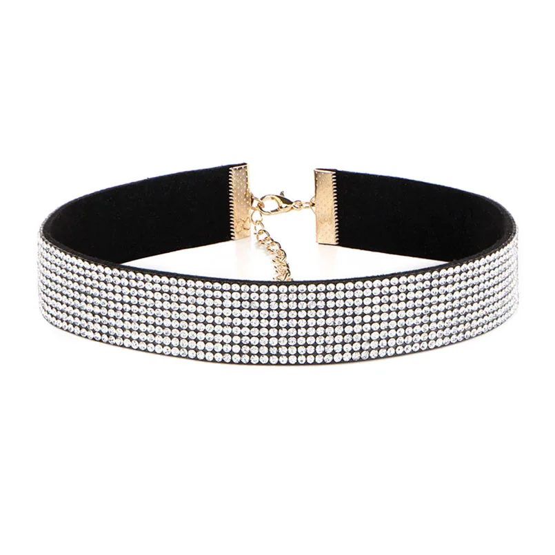 Ошейник для собак кошка кристалл Bling Rhinestone ошейники Регулируемый щенков поводок