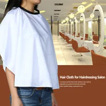 Парикмахерской фартук волосы ткань для парикмахерской Водонепроницаемость стрижки мыса белый шампунь ткань