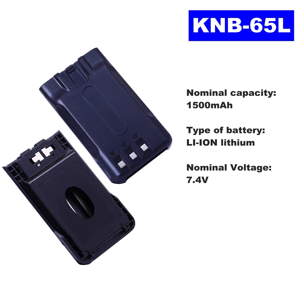 7.4V 1500mAh LI-ION Radio Battery KNB-65L For Kenwood Walkie Talkie TP-U100/TK-U100 TH-K20/K40 Two Way Radio чехол mypads pettorale для uhans u100