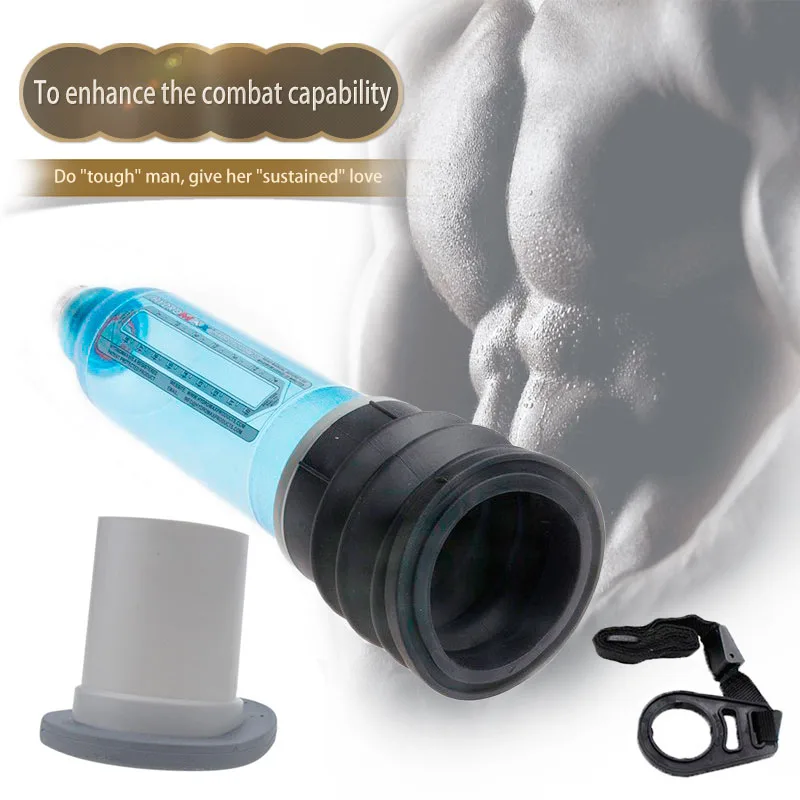 Newest Hydrotherapy X30 Penis Pump With Long Silicone Pad! Penis Enlargement Water Spa Penis Extender Like Proextender LY019