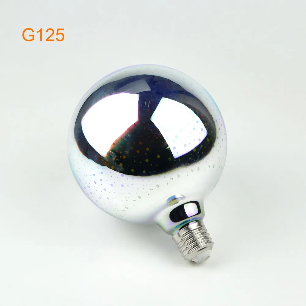 Ночник 3D светодиодные лампы Star E27 Винтаж Edison Фейерверк 220 V 110 Красочные Bombillas Ретро