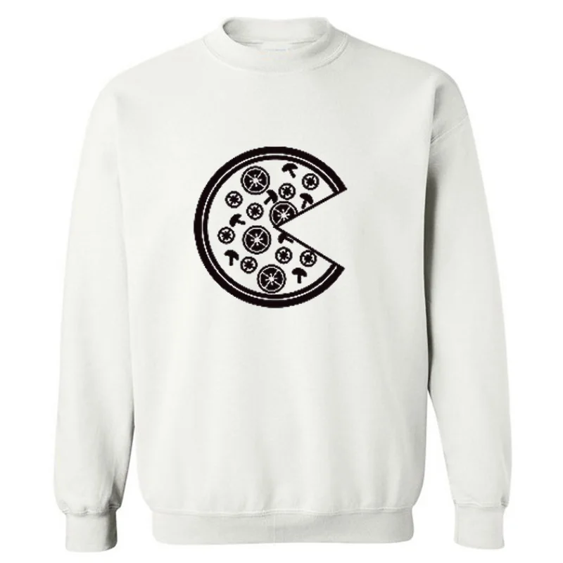 EnjoytheSpirit زوجين مطابقة البلوز الدافئة الشتاء Crewneck Pizzer عاشق الطباعة هوديي للجنسين نوعية جيدة القطن الصوف EnjoytheSpirit زوجين مطابقة البلوز الدافئة الشتاء Crewneck Pizzer عاشق الطباعة هوديي للجنسين نوعية جيدة القطن الصوف
